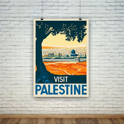 Palestine Poster: Vintage Middle East Travel Poster - Etsy