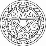 Pentagram Coloring Pages Coloring Pages sketch template
