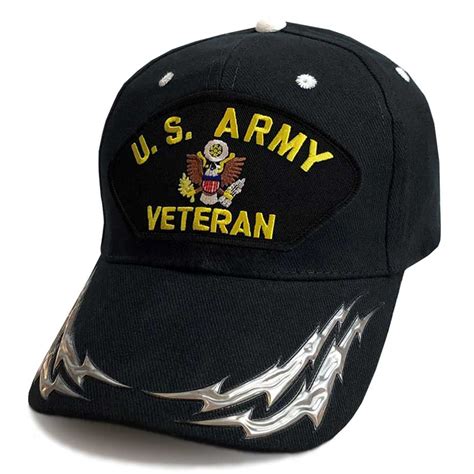 U.S. Army Veteran w/ Eagle Emblem - Custom Edition Hat w/ Lightning