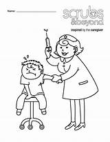 School Nurse Coloring Pages Coloring sketch template