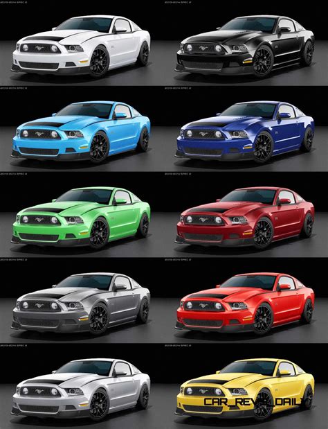 2014 Ford Mustang RTR Spec 2 Colors and Turntable 10-tile