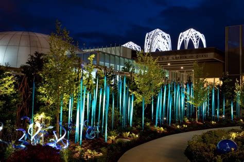 Chihuly garden night lights | Garden night lighting, Chihuly, Places to go