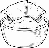 Mashed Potato Coloring Page sketch template