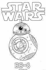 Star Wars The Force Awakens BB 8 coloring Pages  Free Kids Coloring Page sketch template