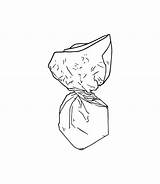 Premium Vector  Candy wrapper Sweet Dessert Food Doodle Linear Cartoon sketch template