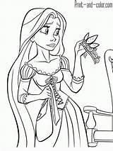 Disney Princess Coloring Pages Rapunzel sketch template