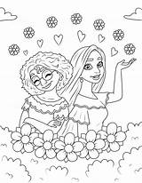10 Printable Encanto Coloring Pages Isabela Mirabel Luisa Bruno  sketch template