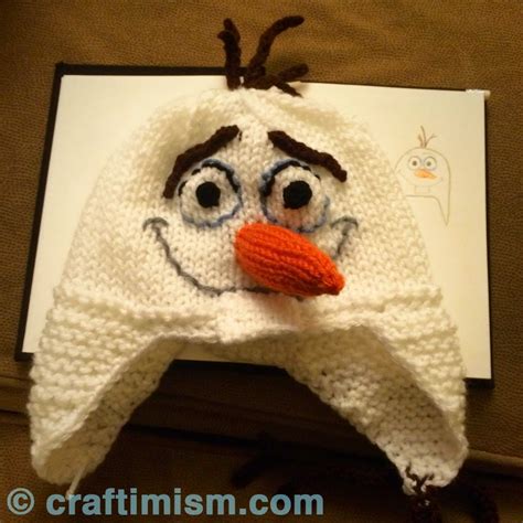 Craftimism: Olaf-inspired Knit Hat