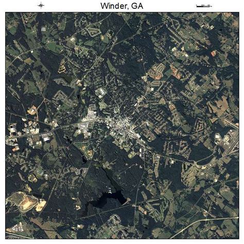 Aerial Photography Map of Winder, GA Georgia