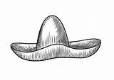 Mexican Sombrero 2 Coloring Page  Free Printable Pages For Kids sketch template
