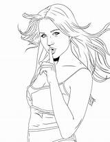 Realistic Girl Coloring Pages At GetColoringscom  Free Printable sketch template