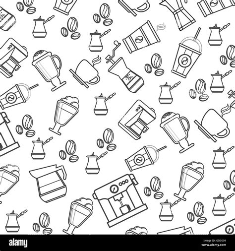 coffee theme wallpaper icon Stock Vector Image & Art - Alamy