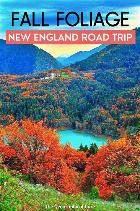 Perfect New England Fall Foliage Road | Fall road trip, New england ...