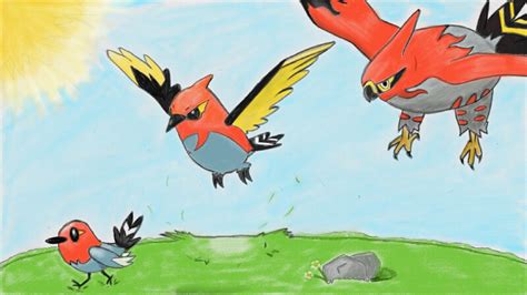 Evolution: Fletchling, Fletchinder and Talonflame by Pixelorens on ...