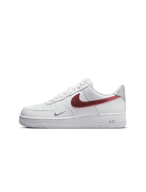 Nike Air Force 1 07 Sneaker Mens White And Red