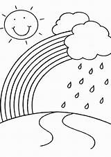 Free & Easy To Print Rainbow Coloring Pages  Tulamama sketch template