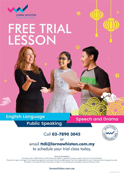 Parenting Times: Free Trial English Language, Public Speaking And Speech and Drama Classes