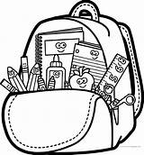 School Bag Coloring Page 75  Wecoloringpagecom sketch template