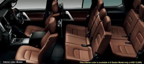 New Toyota Land Cruiser 200 Interior colors, Full variation of Seat ...