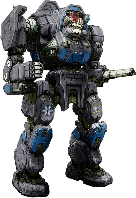 MWO Executioner Ghost Bear repaint by Odanan on DeviantArt