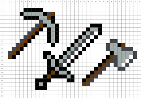 Minecraft • Outils • Pixel Art