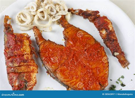 Seafood Platter from Goa, India Stock Image - Image of culinary ...