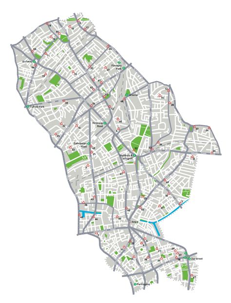 Richard Jon Guest | Portfolio | Islington Recycling Map