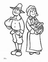 Pilgrim Printable Coloring Pages sketch template