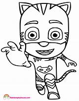 Catboy Sheet Coloring Pages sketch template