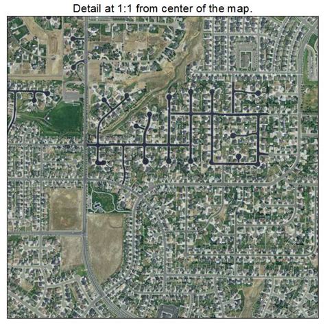 Aerial Photography Map of Herriman, UT Utah