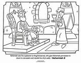 Nehemiah  Bible Coloring Pages Whats In The sketch template