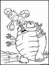 Monsters Vs Aliens Coloring Page  sketch template