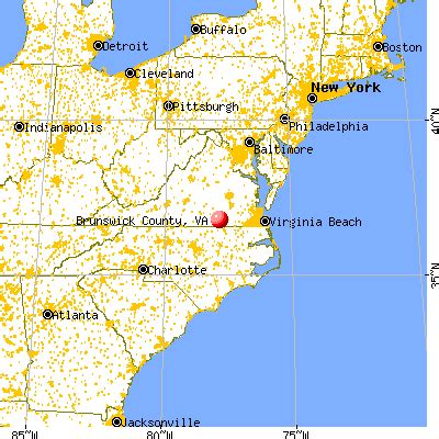 Brunswick County, Virginia detailed profile - houses, real estate, cost ...