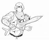 Skyrim Coloring Pages sketch template