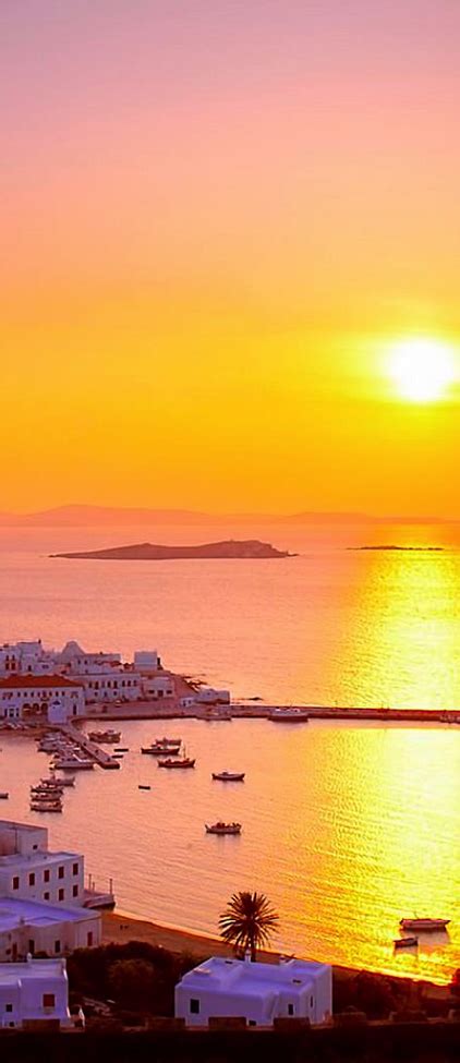 Sunset in Mykonos, Greece | Mykonos, Greece, Places to visit