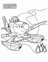 Dusty Crophopper Planes Coloring Page Pages sketch template