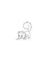 Rockruff Pokemon coloring pages sketch template