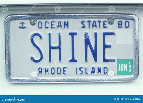 License Plate in Rhode Island Editorial Image - Image of radiate, island: 23169115