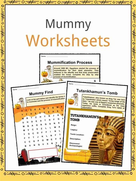 Ancient Mummy Facts, Worksheets & Historic Significance For Kids