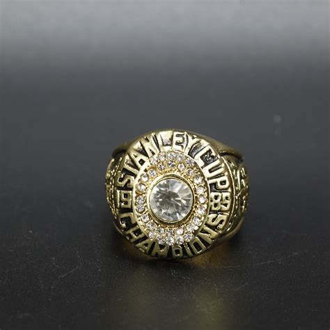 Edmonton Oilers 1985 Wayne Gretzky NHL Stanley Cup championship ring - MVP Ring