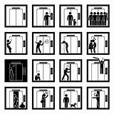 Cartoon Elevator Clip Art Sketch Coloring Page sketch template
