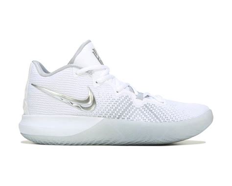 Nike Kyrie Flytrap Basketball Shoe White/Silver | All white basketball ...