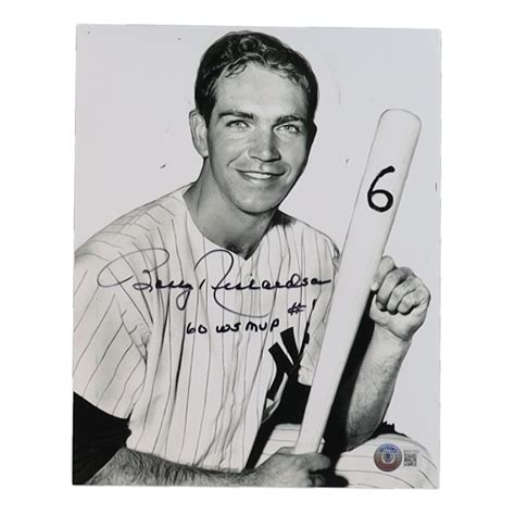 Bobby Richardson Signed Yankees 8x10 Photo Inscribed "60 WS MVP ...