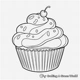 Cupcake Coloring Pages  Free & Printable sketch template