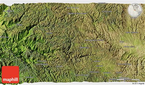 Satellite 3D Map of El Bajío