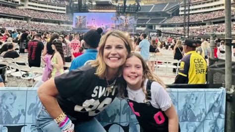 Savannah Guthrie and daughter rock out at Taylor Swift concert