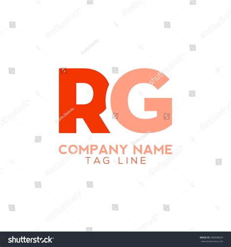 Rg Logo Stock Vector 498008029 - Shutterstock