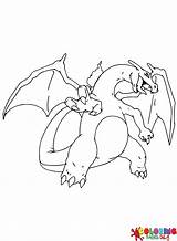 Pokemon Mega Charizard X Coloring Page  Free Printable Pages sketch template