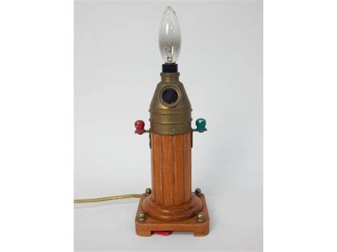 Route 8 Auctions | Nautical Style Small Desk Lamp