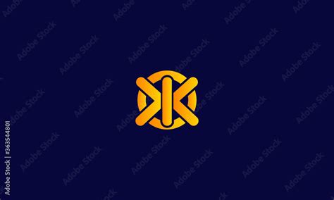 Alphabet letter icon symbol monogram logo KK Stock Vector | Adobe Stock